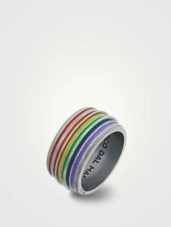 Acies Special Edition Recycled Silver Pride Ring