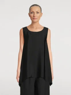 A-Line Silk Blouse