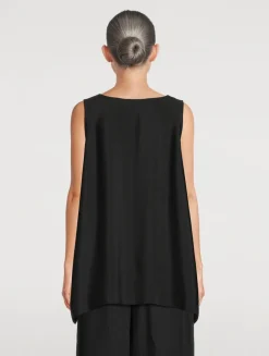A-Line Silk Blouse
