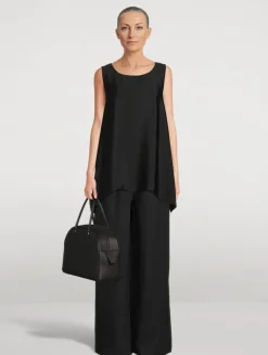A-Line Silk Blouse