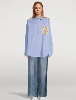 ALOE Trompe L'œil Silk Trousers