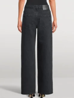 Anagram Wide-Leg Jeans