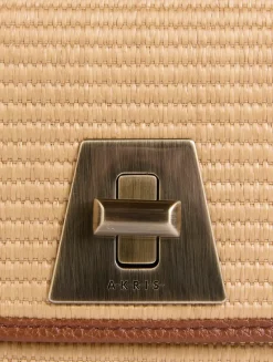 Anouk Day Raffia Crossbody Bag