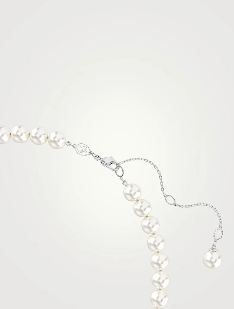 Ariana Grande x Swarovski Crystal Pearl Heart Necklace