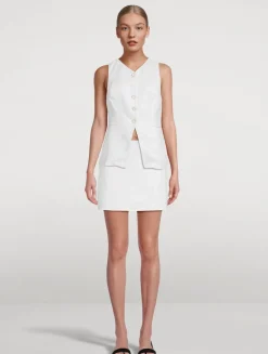 Aspen Linen Vest