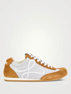 Ballet Runner 2.0 Nylon And Suede Sneakers