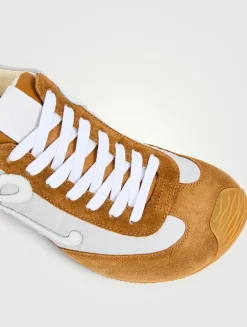 Ballet Runner 2.0 Nylon And Suede Sneakers