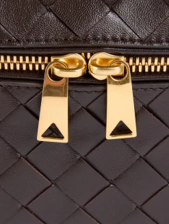 Bang Bang Intrecciato Leather Vanity Case