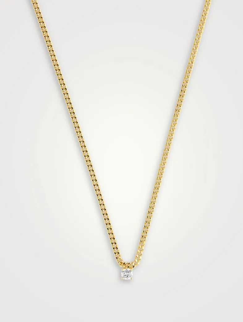 Bardot Stud Charm Necklace