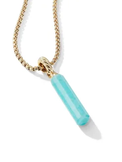 Barrel Amulet With Amethyst And 18k Yellow Gold