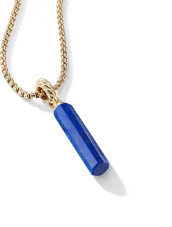Barrel Amulet With Amethyst And 18k Yellow Gold