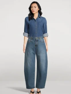 Barrel-Leg Jeans