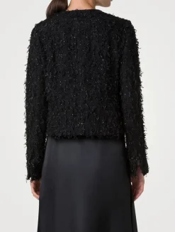 Bea Sequin Fringed Bouclé Jacket