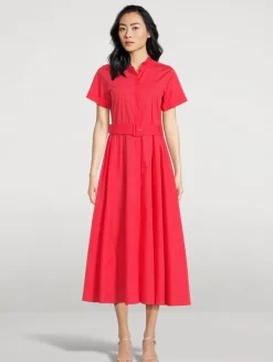 Belted Shirt Dress