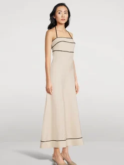 Billie Halter Midi Dress