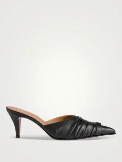 Birdee Ruched Mules