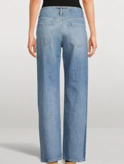 Birkin Mid-Rise Straight Leg Jeans