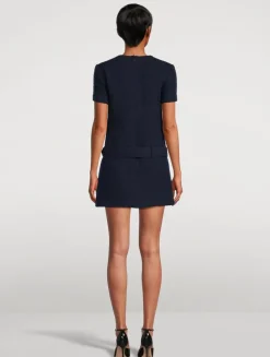 Bouclé Mini Dress