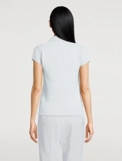 Bouclé Polo Shirt