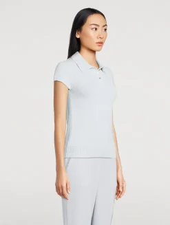 Bouclé Polo Shirt