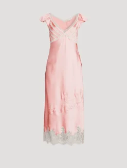 Brinkley Satin Midi Dress
