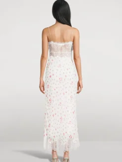 Bristelle Floral Midi Slip Dress