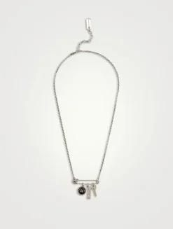 Button Charm Necklace