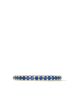 Cable Collectibles® Stack Ring In 18k White Gold With Pavé Diamonds