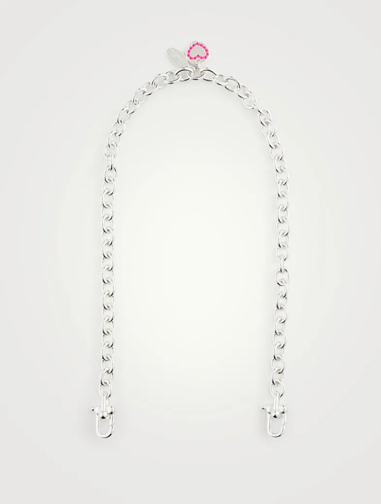 Cable Girl Charm Necklace