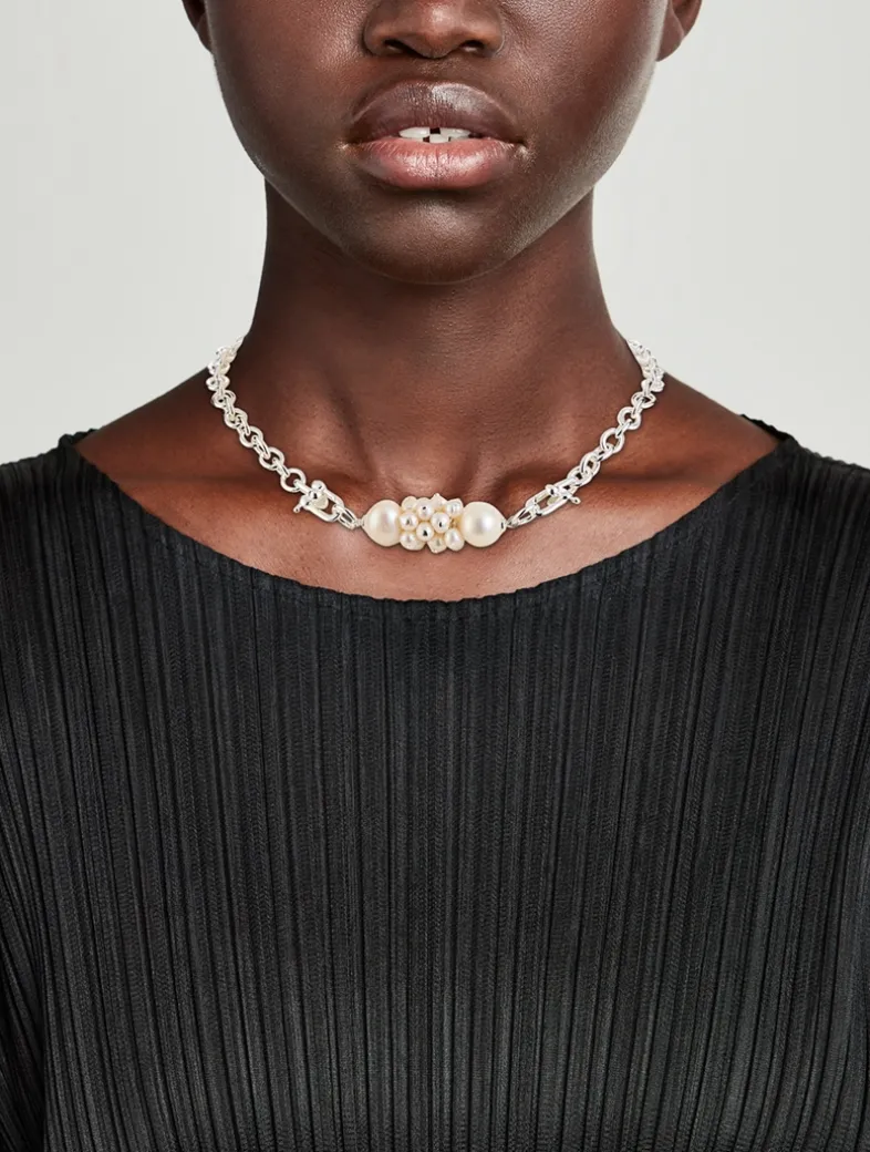 Cable Girl Charm Necklace