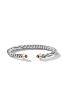 Cable Kids® Bracelet In Sterling Silver With Pearls And 14k Yellow Gold