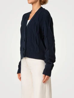 Cable-Knit Cardigan
