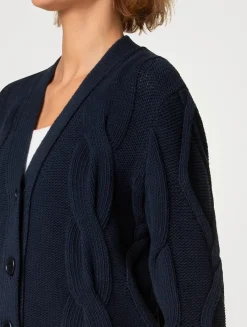 Cable-Knit Cardigan