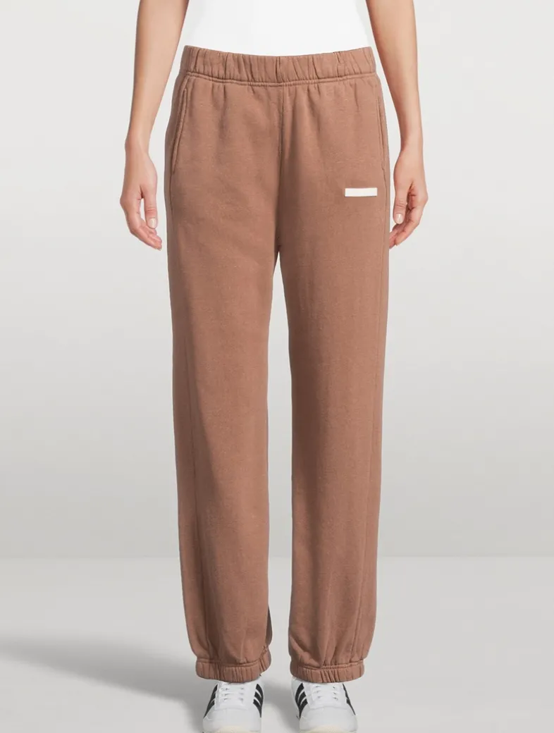 Carob Cuffed Sport Sweatpants