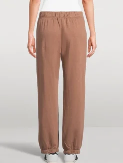 Carob Cuffed Sport Sweatpants