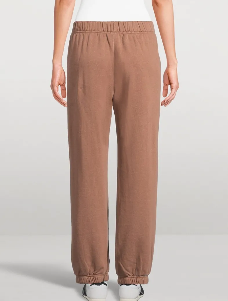 Carob Cuffed Sport Sweatpants