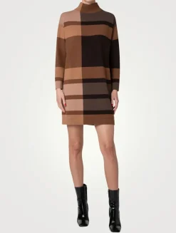 Cashmere And Wool Long-Sleeve Dress