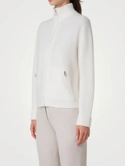 Cashmere Zip Cardigan