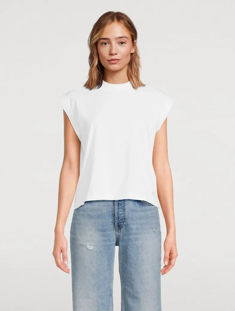Caspen Cap-Sleeve T-Shirt