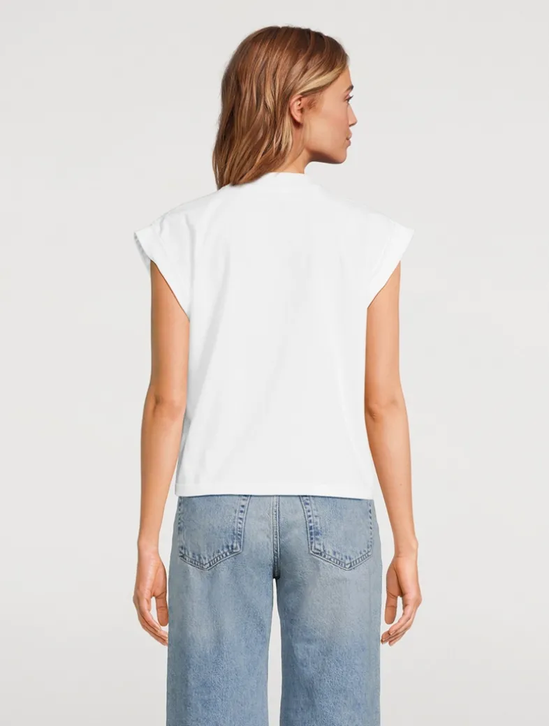 Caspen Cap-Sleeve T-Shirt