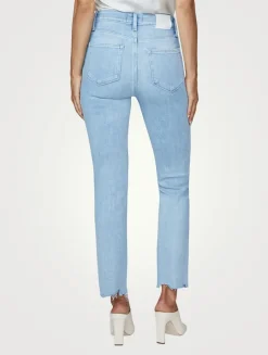 Cindy Ultra High-Rise Straight-Leg Jeans