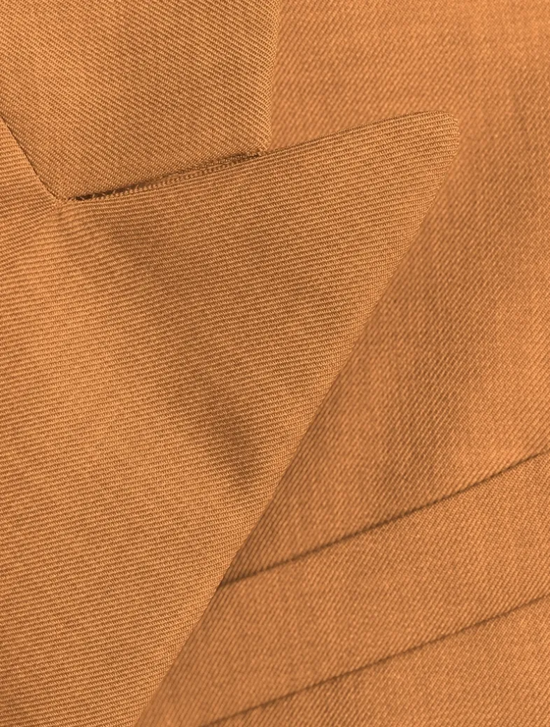 City Twill Double-Breasted Vest