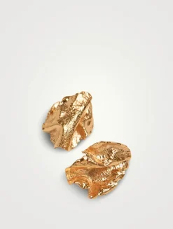Coming Alive Of Sculpture Earrings