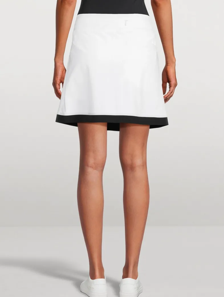 Contrast Sport Mini Skirt