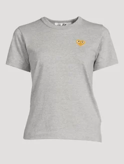 Cotton Gold Heart T-Shirt
