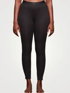 Cotton Rib Leggings