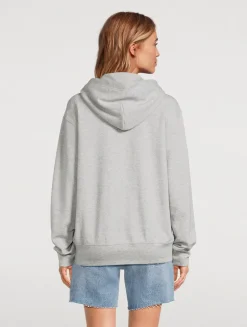 Cotton Zip Hoodie With Heart
