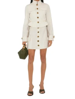 Cropped Cotton Jacket