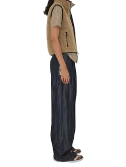 Cropped Fleece Gilet
