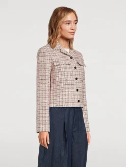 Cropped Tweed Jacket